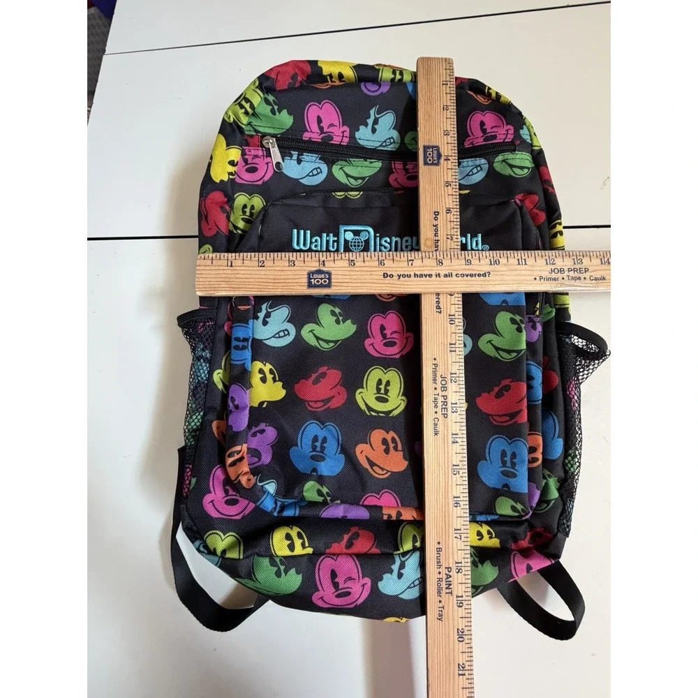 Disney Parks Mickey Mouse Backpack Multicolor Walt Disney World School Bag
